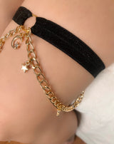 Shooting Star Gold Chain Thigh Garter